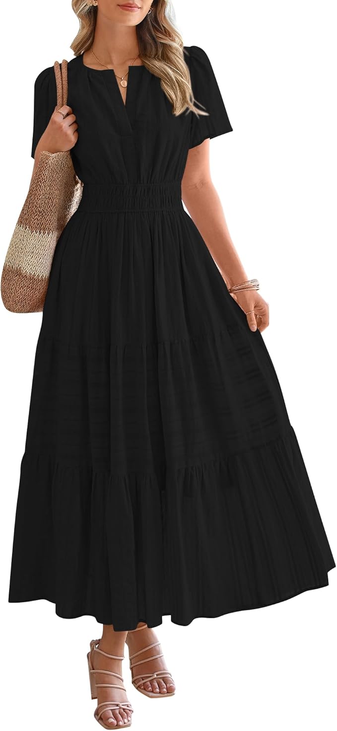 Ava | Elegant flowy maxi dress