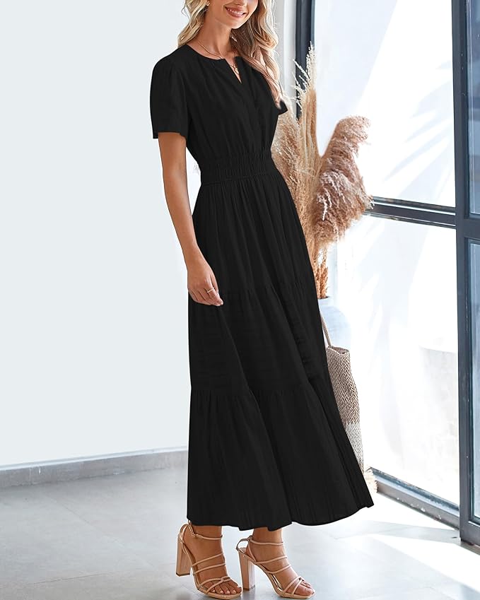 Ava | Elegant flowy maxi dress