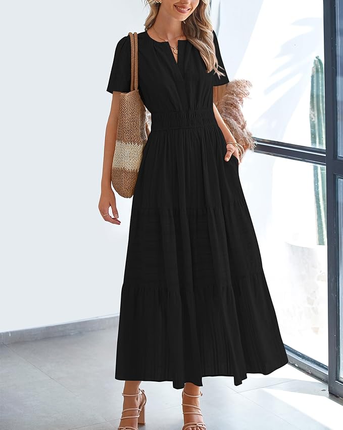 Ava | Elegant flowy maxi dress