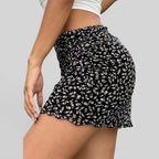 Foxi - Women's Floral Mini Skirt, Casual Summer Style