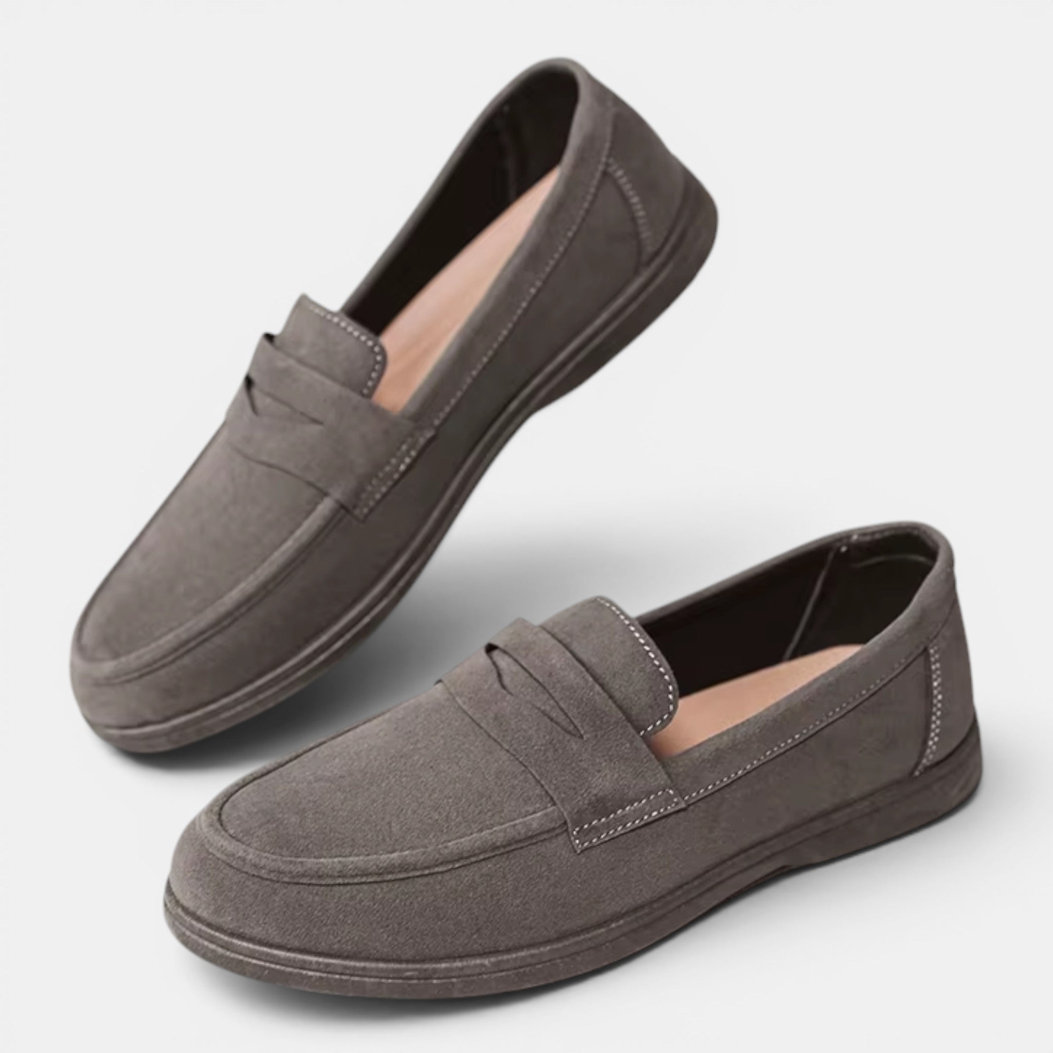 Foxi - Men's Slip-On Loafers, Lightweight Casual Comfort