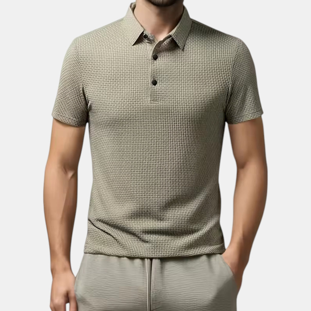 Foxi - Men's Short Sleeve Shirt, Business Casual Fit