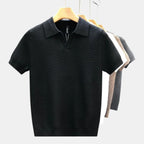 Foxi - Men's Slim Fit Polo Shirt, Cotton Summer Top
