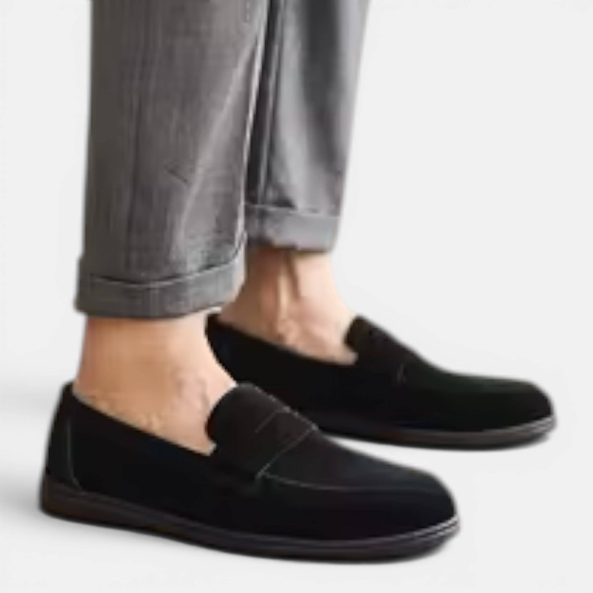 Foxi - Men's Slip-On Loafers, Lightweight Casual Comfort