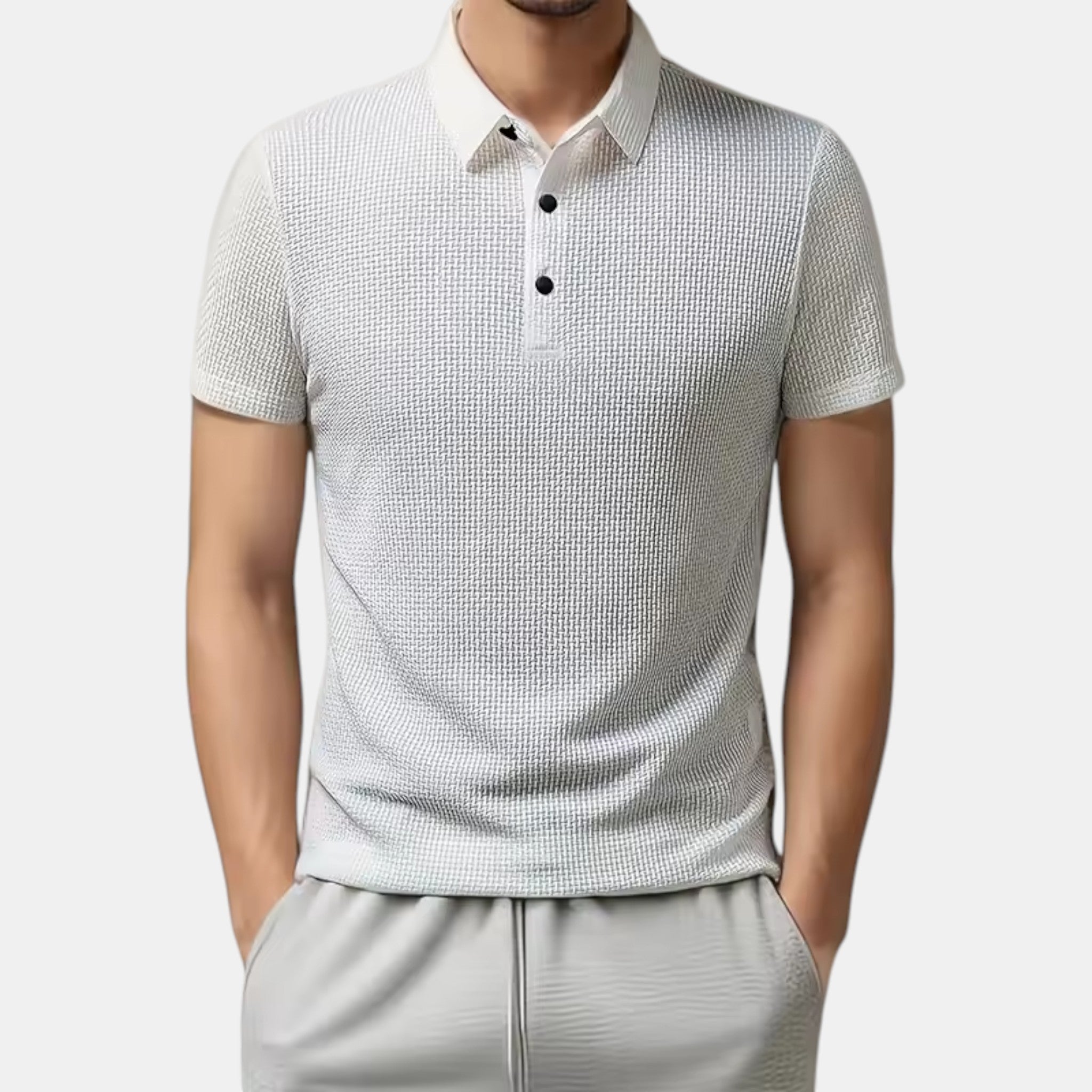Foxi - Men's Short Sleeve Shirt, Business Casual Fit