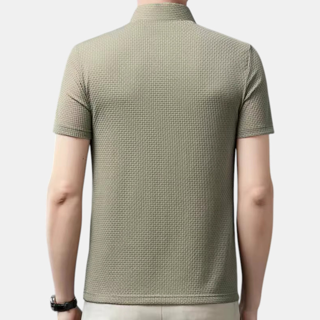Foxi - Men's Short Sleeve Shirt, Business Casual Fit