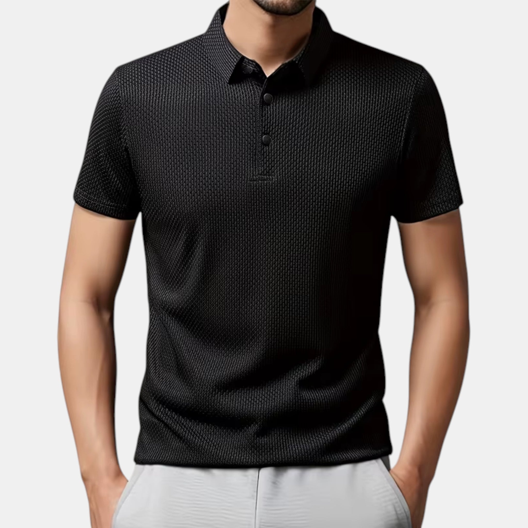 Foxi - Men's Short Sleeve Shirt, Business Casual Fit