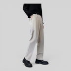 Foxi - Men's Loose Fit Trousers Straight Casual Pants