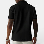 Foxi - Men's Cotton Polo Shirt, Short Sleeve Classic
