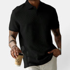 Foxi - Men's Cotton Polo Shirt, Short Sleeve Classic